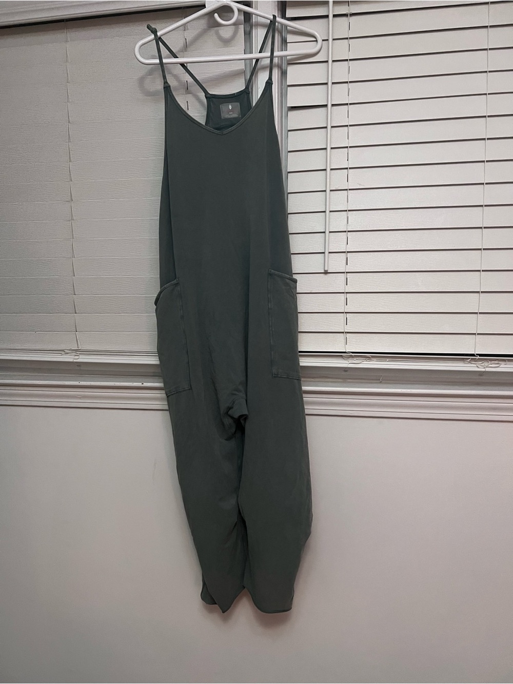 Free People Hot Shot Sage green  Jumpsuit for Women - Picture 2 of 6